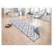 Kusový koberec Twin Supreme 103430 Malibu blue creme – na ven i na doma - 80x250 cm NORTHRUGS - 