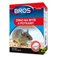 Nástraha na myši a potkany BROS 6x20g