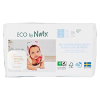 ECO BY NATY Plienky jednorazové 2 (3-6 kg) 33 ks