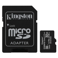 Kingston microSDHC Canvas Select Plus 32GB A1 Class 10 100MB/s + SD adaptér