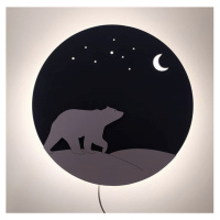 LED lampička na stenu - polárny medveď