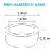 Mspa | Nafukovacia vírivka MSPA Carlton M-CA061 | 11400258