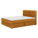 Expedo Čalúnená posteľ boxspring SCARLETT + topper, 180x200, itaka 33