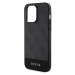 Guess PU 4G Stripe MagSafe Zadný Kryt pre iPhone 15 Pro Max Black