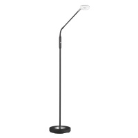 Čierna LED stmievateľná stojacia lampa (výška 150 cm) Dent – ​​Fischer & Honsel