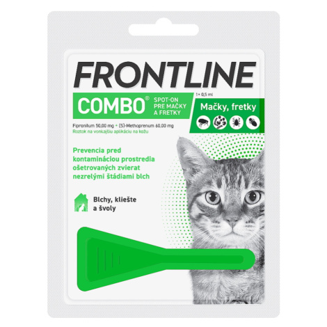 FRONTLINE Combo Spot-On pre mačky a fretky 0,5 ml 1 pipeta