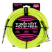 Ernie Ball 18' Braided Cable Neon Yellow