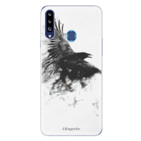 Odolné silikónové puzdro iSaprio - Dark Bird 01 - Samsung Galaxy A20s