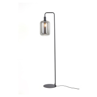 Čierna stojacia lampa (výška 155 cm) Lekar - Light & Living