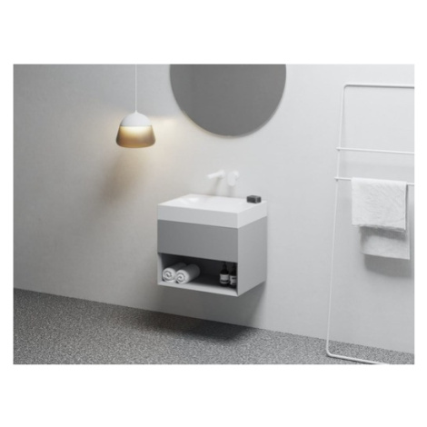 Skrinka pod umývadlo bez umývadla Ravak Lite 60x43x45 cm smoke grey X000001859