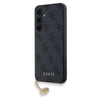 Guess 4G Charm Zadný Kryt pre Samsung Galaxy A35 5G Grey