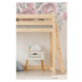 Vyvýšená detská posteľ z borovicového dreva 80x200 cm CLPBA - Adeko