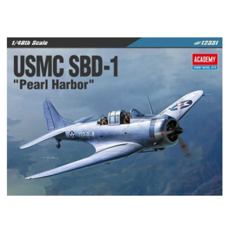 Model Kit letadlo 12331 - USMC SBD-1 "Pearl Harbor" (1:48)