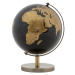 Dekorácia v tvare glóbusu Mauro Ferretti Globe Bronze, ø 13 cm