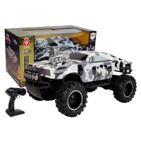 mamido  Auto na diaľkové ovládanie R / C 4x4 bielo-čierne maskáčové