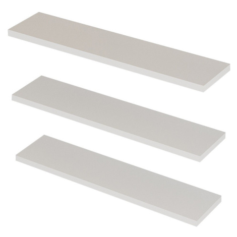 Polička Boss White, 3 ks