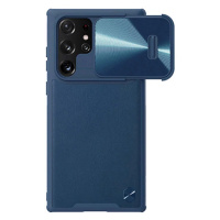 Kryt Nillkin CamShield Leather case for Samsung Galaxy S22 Ultra, Blue (6902048247567)