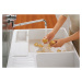 VILLEROY & BOCH VILLEROY & BOCH - Keramický drez Double-bowl sink Stone white modulový 895 x 630