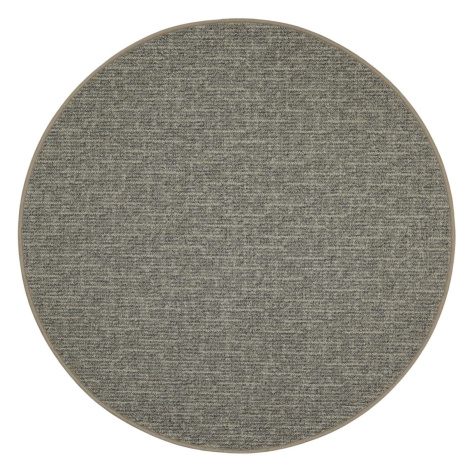 Kusový koberec Alassio šedobéžový kruh - 80x80 (průměr) kruh cm Vopi koberce