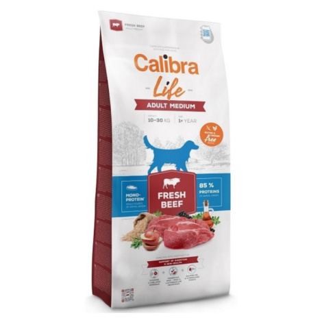 Calibra Dog Life Adult Medium Fresh Beef granule pre psy 12kg