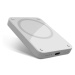 iStores by Epico 4200mAh Magnetic Wireless Power Bank - light grey