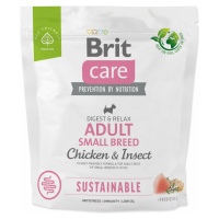 Krmivo Brit Care Dog Sustainable Adult Small Breed Chicken & Insoct 1kg