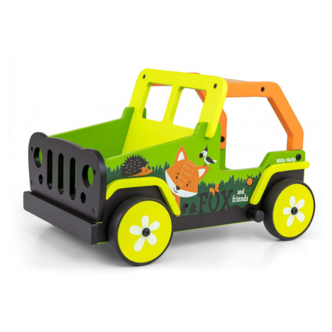 Milly Mally Detské chodítko Explorer fox and friends