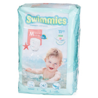 SWIMMIES Plienkové nohavičky M 9-15 kg 11 kusov