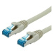 Patch kábel Cat6A, S-FTP (PiMF), LSOH, 3m, sivý