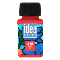 MAIMERI IDEA VETRO - Farby na sklo 216 - red, 60 ml