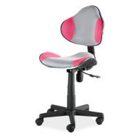 Sconto Detská stolička SIGQ-G2 sivá/ružová