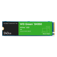 WD GREEN SSD NVMe 250 GB PCIe SN350, Gen3 8 GB/s, (R:2400/W:900 MB/s)