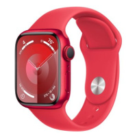 APPLE WATCH SERIES 9 GPS 41MM (PRODUCT)RED ALUMINIUM CASE WITH (PRODUCT)RED SPORT BAND-M/L,MRXH3