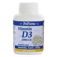 MEDPHARMA Vitamín D3 2000 I.U. 107 kapsúl