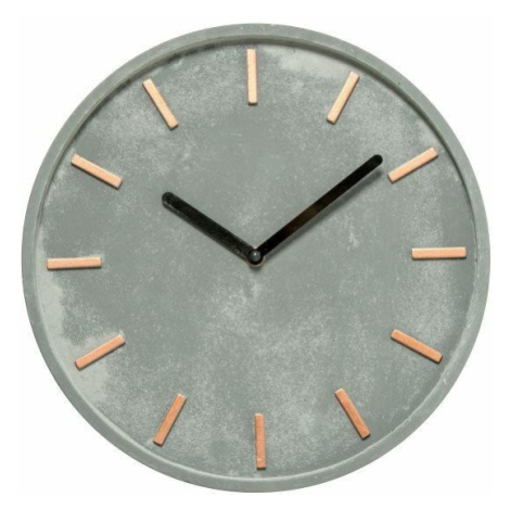 Nástenné hodiny 27,5 cm cement DekorStyle