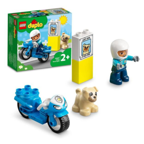 LEGO® DUPLO® 10967 Policajná motorka