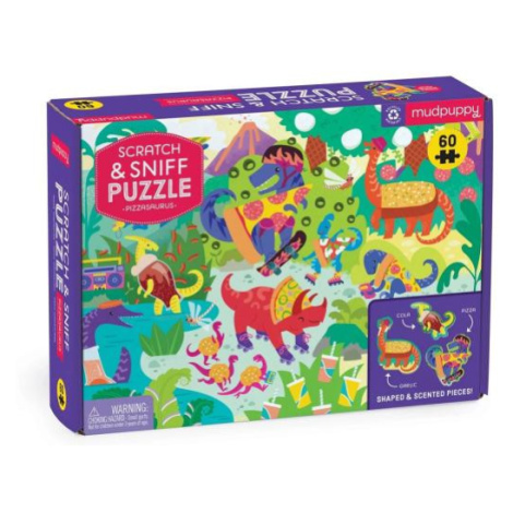 Mudpuppy Mudpuppy Puzzle Pizzasaurus 60 dielne s vôňou