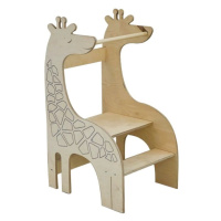 Učiaca veža Žirafa variant: bezfarebný lak