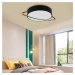 Toolight - Stropná lampa Moon Black E27 60W APP866-C, čierna, OSW-08961