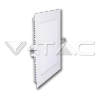 Mini LED panel štvorcový Premium zapustený 12W, 6400K, 1000lm, VT-1207 (V-TAC)
