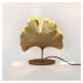 Stolová lampa Ginkgo, zlatá, 36 x 34 cm