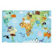 Detský koberec Torino Kids World map 80 × 120 cm