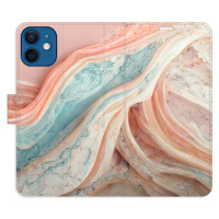 Flipové puzdro iSaprio - Colour Marble - iPhone 12 mini