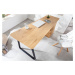 LuxD Dizajnový písací stôl Kiana 160 cm vzor dub