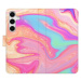Flipové puzdro iSaprio - Abstract Paint 07 - Samsung Galaxy S24