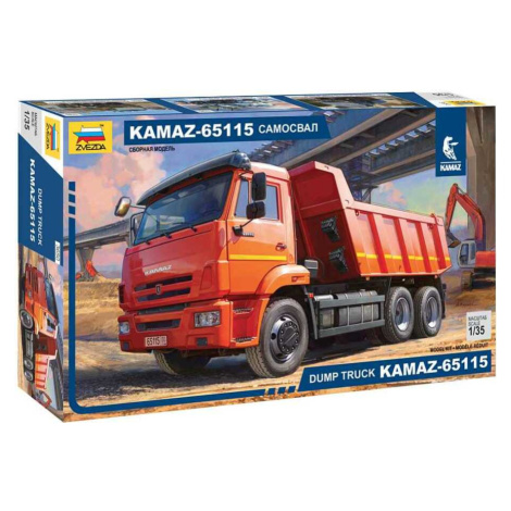 Model Kit auto 3650 - Kamaz 65115 dump truck (1:35) Zvezda