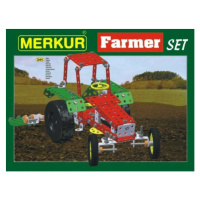 Stavebnica MERKUR Farmer Set 20 modelov 341ks v krabici 36x27x5,5cm