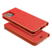 Diárové puzdro na Samsung Galaxy S23 Ultra 5G S918 LUNA Gold červené