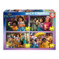 Puzzle Multi 4 Disney Encanto Educa 50-80-100-150 dielov od 5 rokov