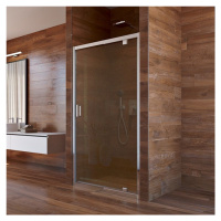 MEREO - Sprchové dvere LIMA, pivotové, 80x190 cm, chróm ALU, sklo Point 6 mm CK80912K